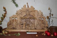 Christmas exhibition of nativity scenes at Old City Hall in Dvur Kralove nad Labem.