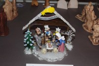 Christmas exhibition of nativity scenes at Old City Hall in Dvur Kralove nad Labem.